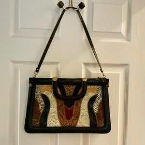 Vintage Leather attaché/small laptop/iPad,business, brief case.